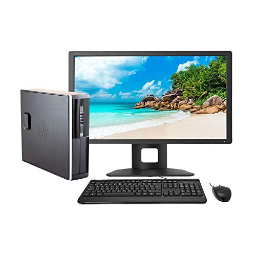 HP Elite 8300 - Ordenador de sobremesa Completo + TFT 22" (Intel Core I5-3470, 8GB RAM,Disco HDD 500GB, WiFi, Windows 10 Profesional 64 bits) (Reacondicionado)