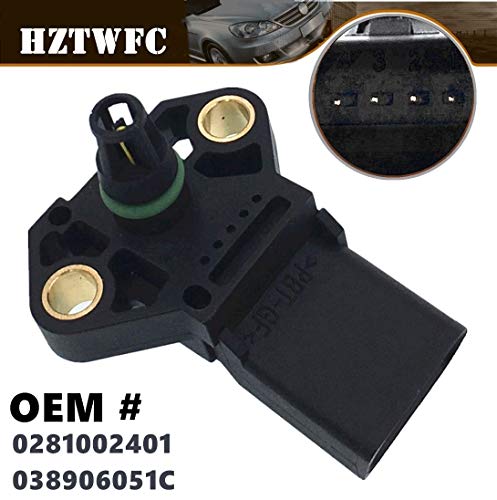HZTWFC Sensor de mapa de presión de admisión de aire OEM # 0281002401 038906051C