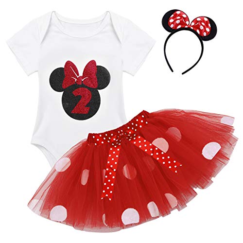 iiniim 3 Piezas Counjunto de Ropa Bebé Niña Pelele Blanco vestido Algodón Recién Nacida 1 Año 2 Años Cumpleaños Manga Corta Body Tutú Diadema 3-24 Meses Rojo A 6-9 meses iiniim 3 Piezas Counjunto de Ropa Bebé Niña Pelele Blanco vestido Algodón Recién Nacida 1 Año 2 Años Cumpleaños Manga Corta Body Tutú Diadema 3-24 Meses Rojo A 6-9 meses