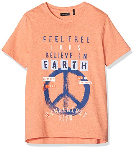 IKKS Junior tee-Shirt Believe IN Earth Camiseta, Naranja (Terracota Peace&Love 67), 5 Años para Niños