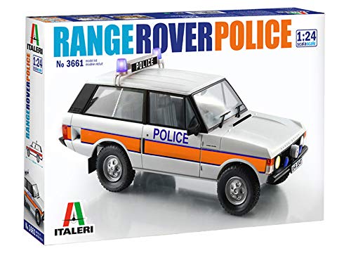 Italeri 3661S-Maqueta de Range Rover Police (Escala 1:24), Color Plateado (3661S)