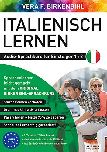 Italienisch lernen für Einsteiger 1¿+¿2 (ORIGINAL BIRKENBIHL): Audio-Sprachkurs auf 3 CDs inkl. Download