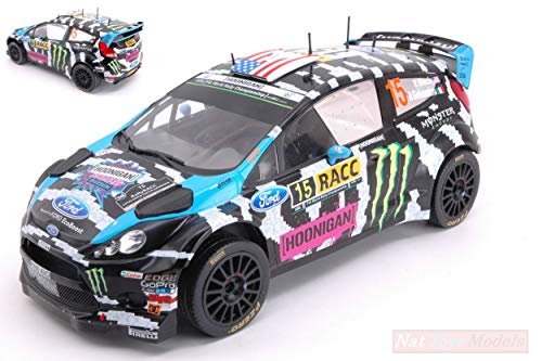 IXO Model 18RMC017 Ford Fiesta RS WRC N.15 Rally Catalunya 2014 Block 1:18