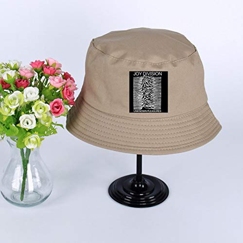JIACHIHH Sombrero De Pescador Algodón,Impresión De Imagen Joy Division Cuchara Unisex Gris Sombrero Sombrero para El Sol Sombrero Pescador