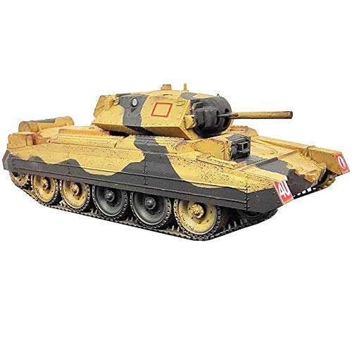 JIALI 1:72 Scale Diecast Tank Modelo de plástico, WWII Reino Unido Tanque Crusader, Juguetes Militares y Regalos