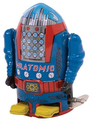 Juguete Decorativo de Hojalata Robot Atomic China. Juguetes y Juegos de Colección. Regalos Originales. Decoración Clásica.