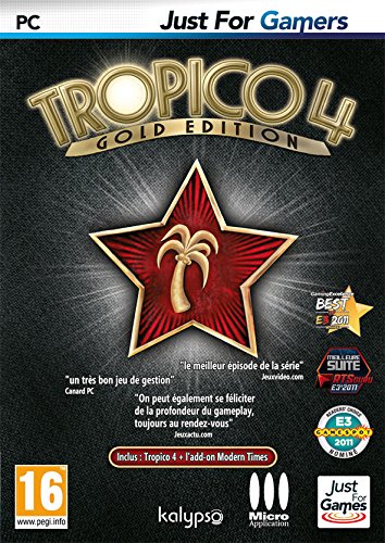 Just for Games Tropico 4: Gold - Modern Times, PC Básica + DLC PC Francés vídeo - Juego (PC, PC, Estrategia, T (Teen), Soporte físico)