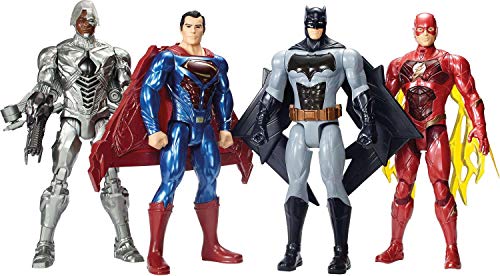 Justice League-FGH11 Figura Batman con luces y sonidos, color negro, gris (Mattel FGH11) , color/modelo surtido
