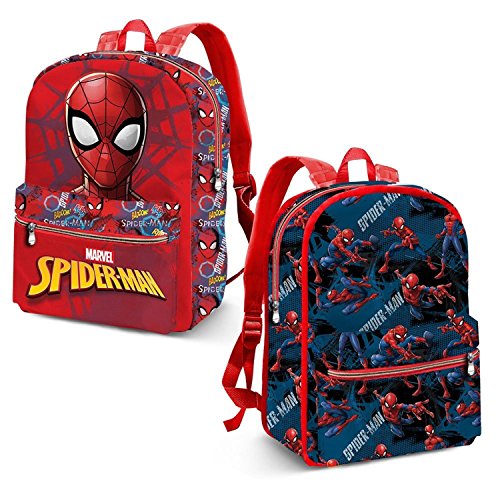 Karactermania Spiderman Hero Mochila Infantil, 40 cm, Azul