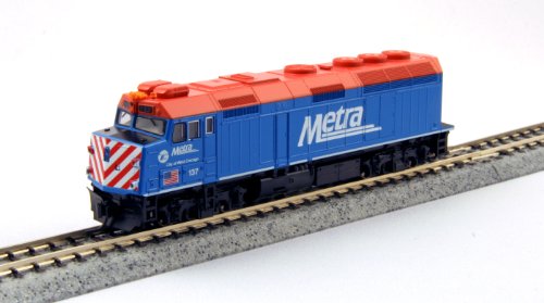 Kato USA Model Train Products EMD F40PH #137 Metra "City of West Chicago" N Scale Train