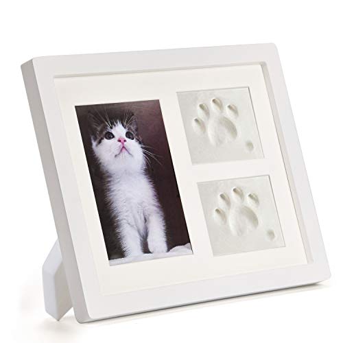 Kit arcilla marco huella para impresión de patas de mascota para perros y gatos:Marco de Recuerdo de Mascota,Artículos conmemorativos gato Kit arcilla marco huella para impresión de patas de mascota para perros y gatos:Marco de Recuerdo de Mascota,Artículos conmemorativos gato