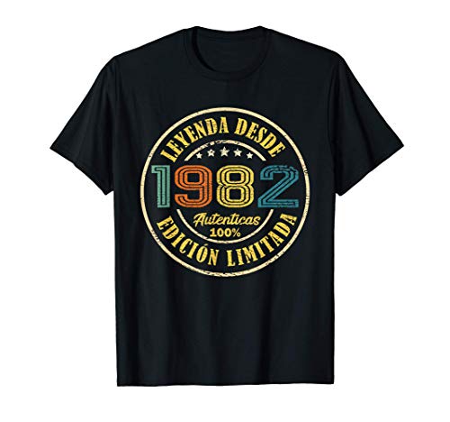Leyenda Desde 1982 Cumpleaños 39 años Regalo Hombre Mujer Camiseta