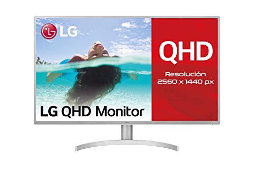 LG 32QK500-C, Monitor Profesional QHD de 80 cm (31.5") con Panel IPS (2560 x 1440 píxeles, 16:9, 300 CD/m², NTSC >72%, 1000:1, 8 ms, 75 Hz, DPx1, mDPx1, HDMIx2, Auriculares) Color Negro y Blanco LG 32QK500-C, Monitor Profesional QHD de 80 cm (31.5") con Panel IPS (2560 x 1440 píxeles, 16:9, 300 CD/m², NTSC >72%, 1000:1, 8 ms, 75 Hz, DPx1, mDPx1, HDMIx2, Auriculares) Color Negro y Blanco