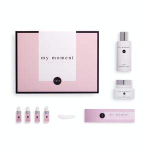 Lote facial mujer My Moment contiene crema facial 50 ml, 4 viales 3 ml y tónico facial 150 ml