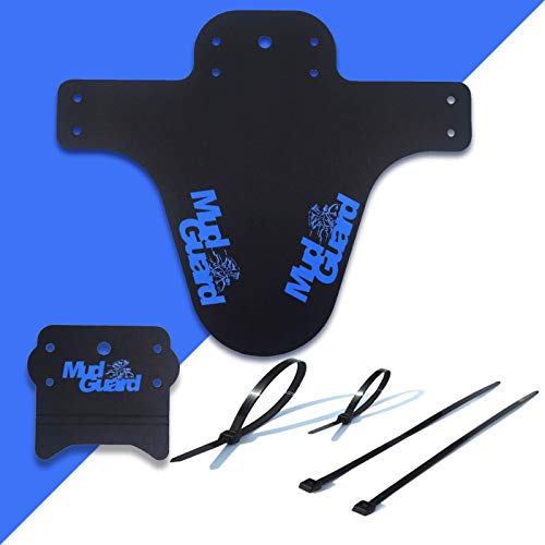 LS LETONG SINIAN Guardabarros para Bicicletas, Guardabarros MTB | Guardabarros Delanteros y Traseros compatibles | Apto para Bicicletas de Carretera | con Accesorios (Blue)