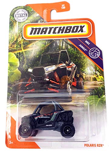 Matchbox 2020 MBX Jungle 59/100 Polaris RZR (Negro)