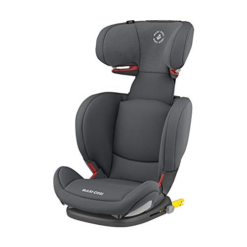 BABYLON alzador coche niño Corsar Isofix 22-36 kg. Silla coche bebe Grupo 3  isofix. Elevador coche niño, booster seat ECE R44/04 Gris