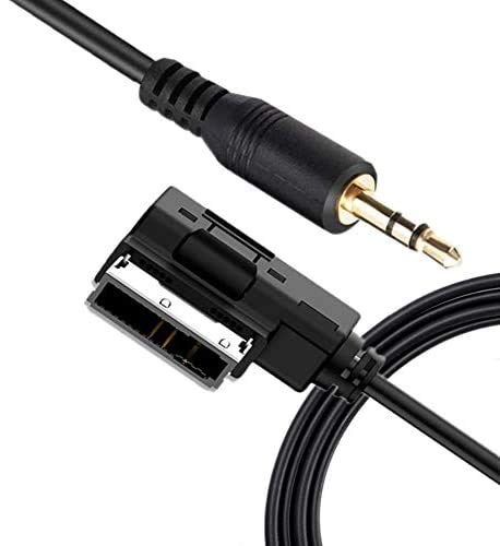 MDI MMI Cable de Entrada Auxiliar Adaptador de Interfaz de Audio y música MP3 Compatible con Mercedes Benz CLS E GL GLK R W ML S SL SLK Class