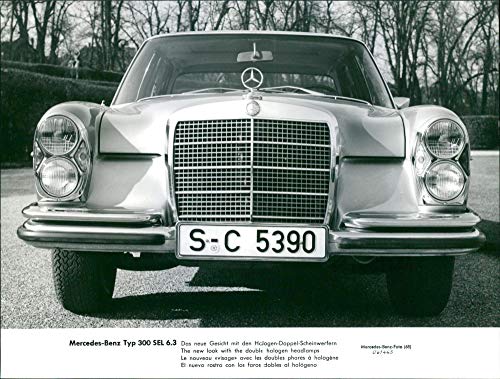 Mercedes-Benz 300 SEL 6.3 - Foto de Prensa Vintage