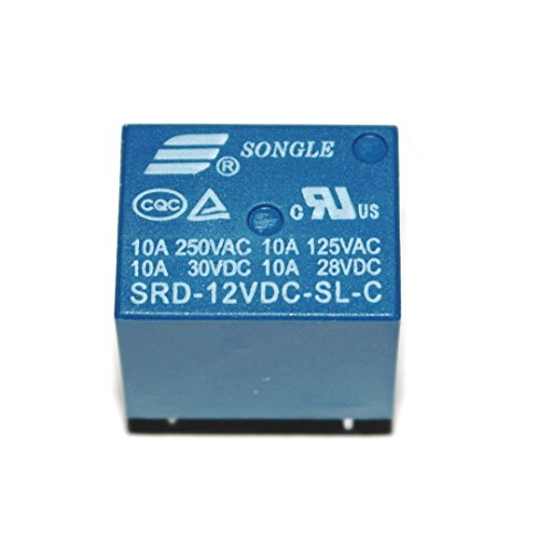 Miniature PCB SPDT - Relé de alimentación (5 VDC, 6 A, 1 unidad)