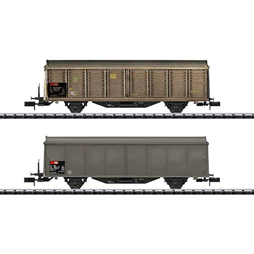Minitrix-2er-Set Schiebewandwagen Der Juego de 2 carritos de Pared deslizantes de SBB. (15307) Minitrix-2er-Set Schiebewandwagen Der Juego de 2 carritos de Pared deslizantes de SBB. (15307)