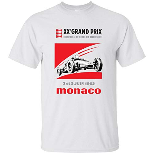 Monaco Grand Prix 1962 - G200 Gildan Ultra Cotton Men's T-Shirt,White,Large