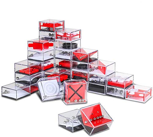 Mopoin 24 Pcs Mini Juegos Rompecabezas Set, Juego De Ompecabezas, Juego De Rompecabezas De Cumpleaños para Niños, Regalo para Navidad, Aliviar El Estrés Mopoin 24 Pcs Mini Juegos Rompecabezas Set, Juego De Ompecabezas, Juego De Rompecabezas De Cumpleaños para Niños, Regalo para Navidad, Aliviar El Estrés