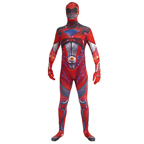 Morphsuits Disfraz de mlprmdrl 163 – 175 cm "oficial disfraz de Power Ranger Rojo Deluxe película a" (grande) , color/modelo surtido