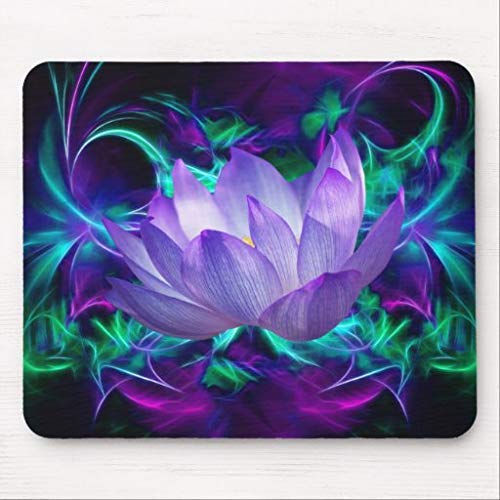 N\A Alfombrilla de ratón con Base de Goma Antideslizante Flor de Loto púrpura y su Significado Alfombrilla para Juegos para computadora PC portátil N\A Alfombrilla de ratón con Base de Goma Antideslizante Flor de Loto púrpura y su Significado Alfombrilla para Juegos para computadora PC portátil