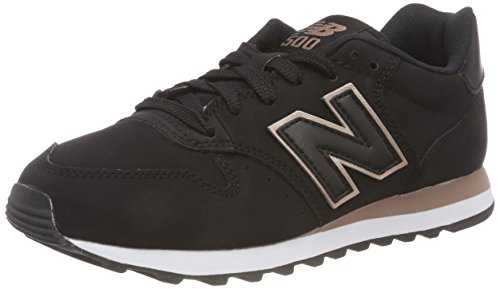 New Balance Gw500v1, Zapatillas de Deporte para Mujer, Negro (Black/Rose Gold Br Black), 40.5 EU