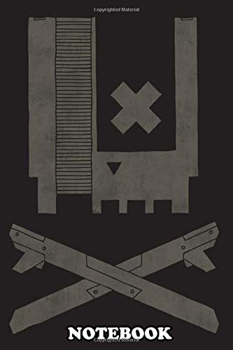 Notebook: Nes Skull , Journal for Writing, College Ruled Size 6" x 9", 110 Pages