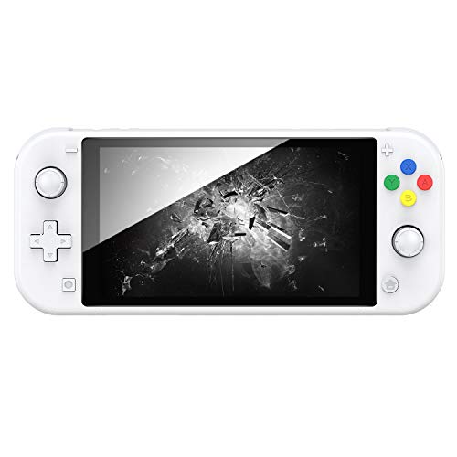NSL - Carcasa de repuesto para Nintendo Switch Lite, mando Joy-Con, sin electrónica, (juego en color blanco)