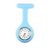 Nueva Silicona Enfermeras Broche túnica Fob Relojes batería Libre de Boolavard TM. (1 - luz del Cielo Azul)