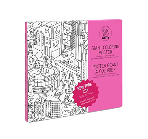 O'my OMY pos202 Nueva York Póster para Colorear (Papel 40,4 x 26 x 24 cm), Multicolor O'my OMY pos202 Nueva York Póster para Colorear (Papel 40,4 x 26 x 24 cm), Multicolor