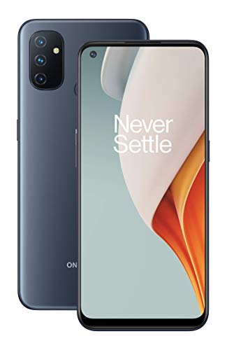 OnePlus N100 Midnight Frost (Escarcha de Medianoche) | Pantalla LCD HD + de 6.52"| 4GB RAM + 64GB de Almacenamiento | Triple cámara | Batería de 5000 mAh | Dual SIM | 4G