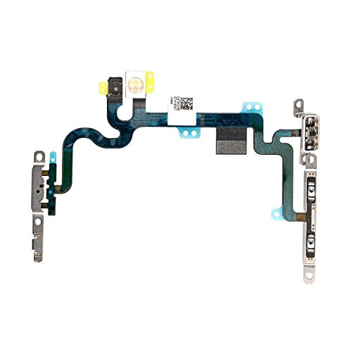 OnlyTech - Cable Flex Botones Power On Off, Volumen, Mute Vibrador, Flash y Micrófono Compatible con iPhone 7