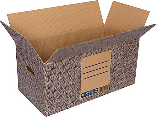 Pack 10 Cajas Carton Mudanza y Almacenaje XL Ultra Resistentes con Asas, 100% ECO Box | Packer PRO