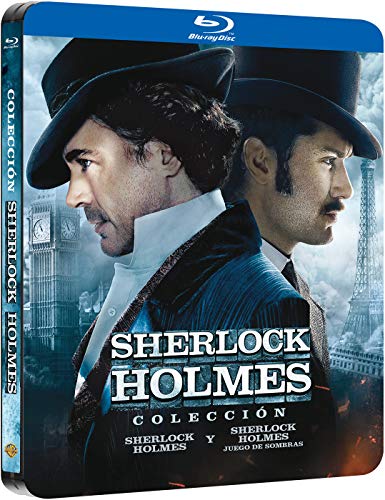Pack Sherlock Holmes 1+2 Black Metal Edition Blu-Ray [Blu-ray]