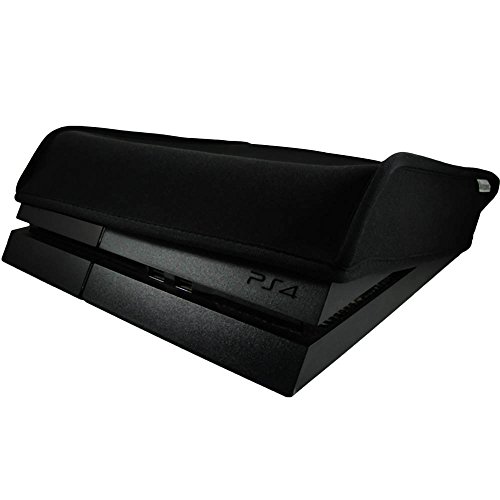 Pandaren® prueba de polvo Funda de neopreno cubierta protectores para Sony PS4 consola Horizontal Lugar (negro) Pandaren® prueba de polvo Funda de neopreno cubierta protectores para Sony PS4 consola Horizontal Lugar (negro)