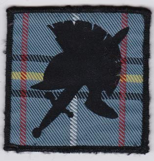 PATCHMANIA RAF Patch Wg FP 6 Force Protection Wing Royal Air Force Tartan l 70mm 68mm Parches Bordados THERMOADHESIVE Patch