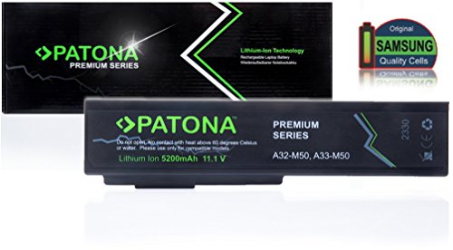 PATONA Premium Batería para Laptop / Notebook ASUS G50 | G50E | G50T | G51 | G51J | G51V | G51Vx | G60 | G60VX-RBBX05 | L50 | L50Vn | M50 | M50Q | M50Sa | M50Sr | M50Sv | M50V | M50Vc | M50Vm | M50Vn | M51 | M51E | M51Kr | M51Se | M51Sn | M51Sr | M51Va | 