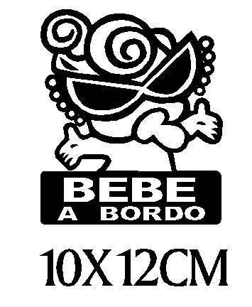 Pegatina vinilo para coche, pared, puerta, nevera, carpeta, etc. Bebe a bordo Pegatina vinilo para coche, pared, puerta, nevera, carpeta, etc. Bebe a bordo