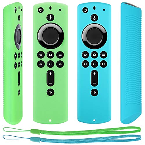 Pinowu - Funda para Mando a Distancia de Fire TV Stick 4K, Compatible con Todos los nuevos mandos a Distancia Alexa de 2ª generación (2 Unidades)