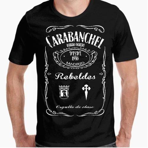 Positivos CARABANCHEL Camiseta - Diseño Original - - XL
