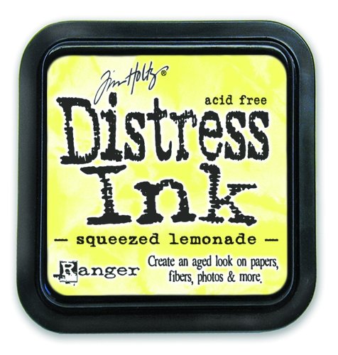 Ranger DIS-34940 Tinta Distress Ink Squeezed Lemonade Tim Holtz 22, Amarillo, Regular