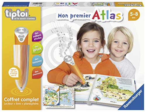 Ravensburger 4005556000326 - Estuche completo con lector interactivo y libro Atlas , color/modelo surtido Ravensburger 4005556000326 - Estuche completo con lector interactivo y libro Atlas , color/modelo surtido