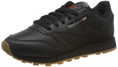 Reebok Classic Leather Zapatillas, Mujer, Negro (Int / Black / Gum), 39 EU Reebok Classic Leather Zapatillas, Mujer, Negro (Int / Black / Gum), 39 EU