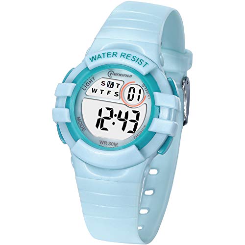 Reloj Digital Deportivo para Niños, Reloj de Pulsera Niña Multifunción con Pantalla LED Impermeable para Niños, Niñas Reloj Infantil Aprendizaje para Niños 4-15 Años (Verde) Reloj Digital Deportivo para Niños, Reloj de Pulsera Niña Multifunción con Pantalla LED Impermeable para Niños, Niñas Reloj Infantil Aprendizaje para Niños 4-15 Años (Verde)