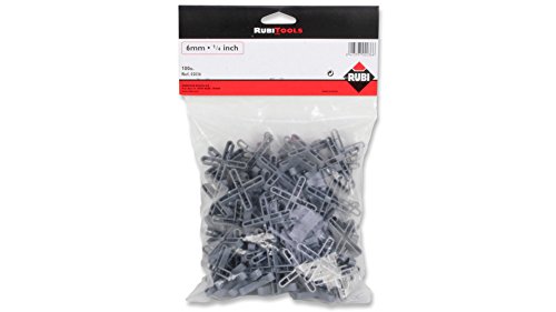 Rubi 2036 crucetas para juntas, Gris, 6 mm, Set de 100 Piezas