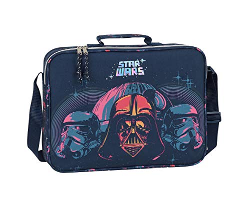 safta 612001385 Bolso Maletín Cartera Extraescolares Star Wars, Multicolor